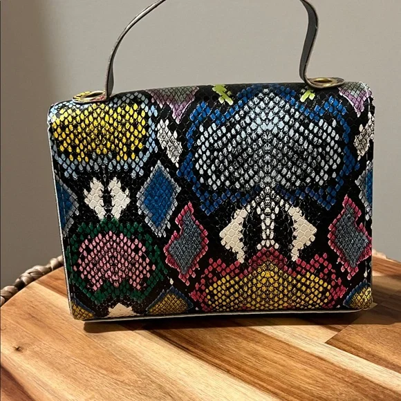 Snakeskin Mini Bag - Picture 3 of 9